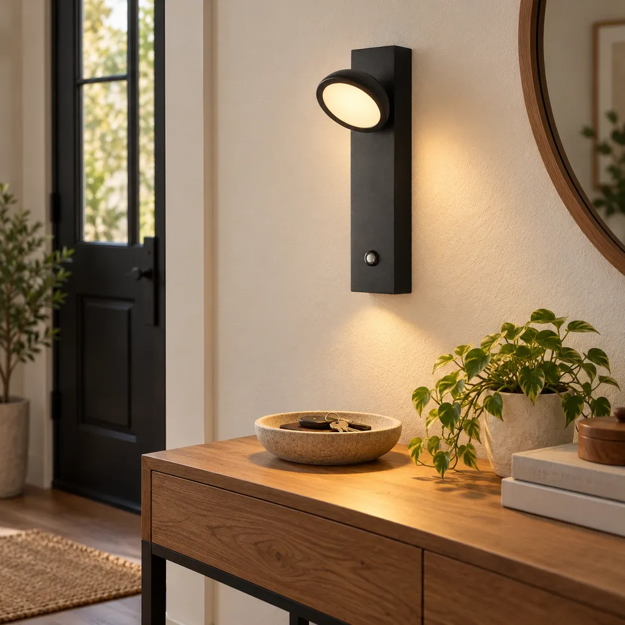 Black Spotlight Wall Light — photograph 1