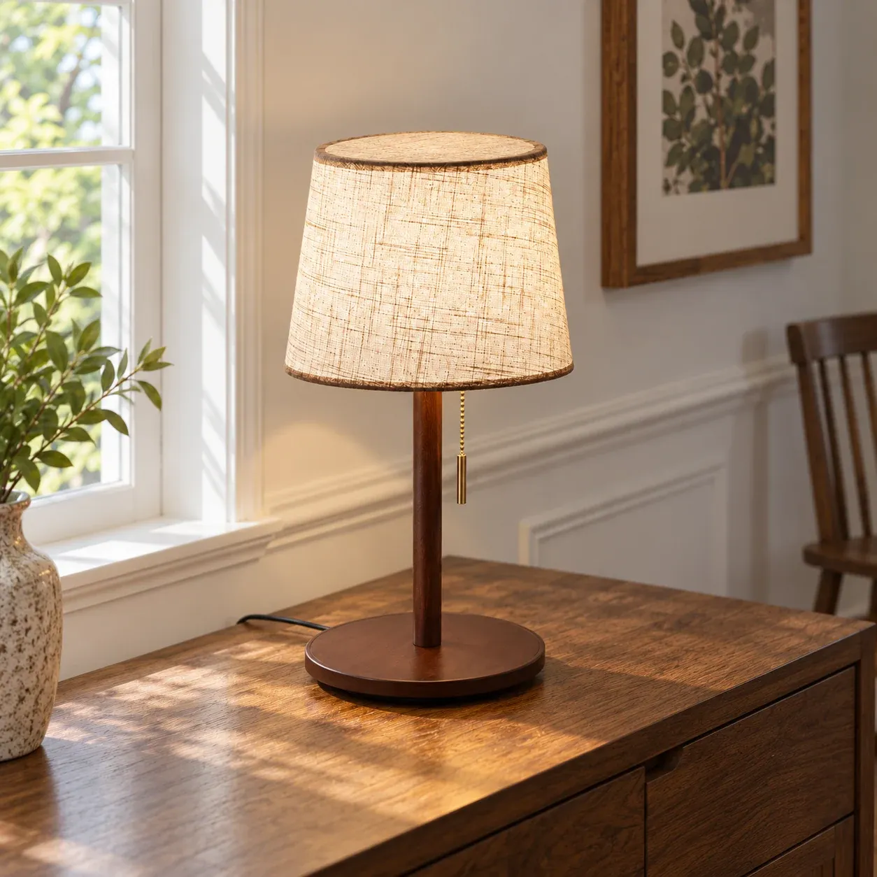 Dorian Linen Lamp — photograph 3