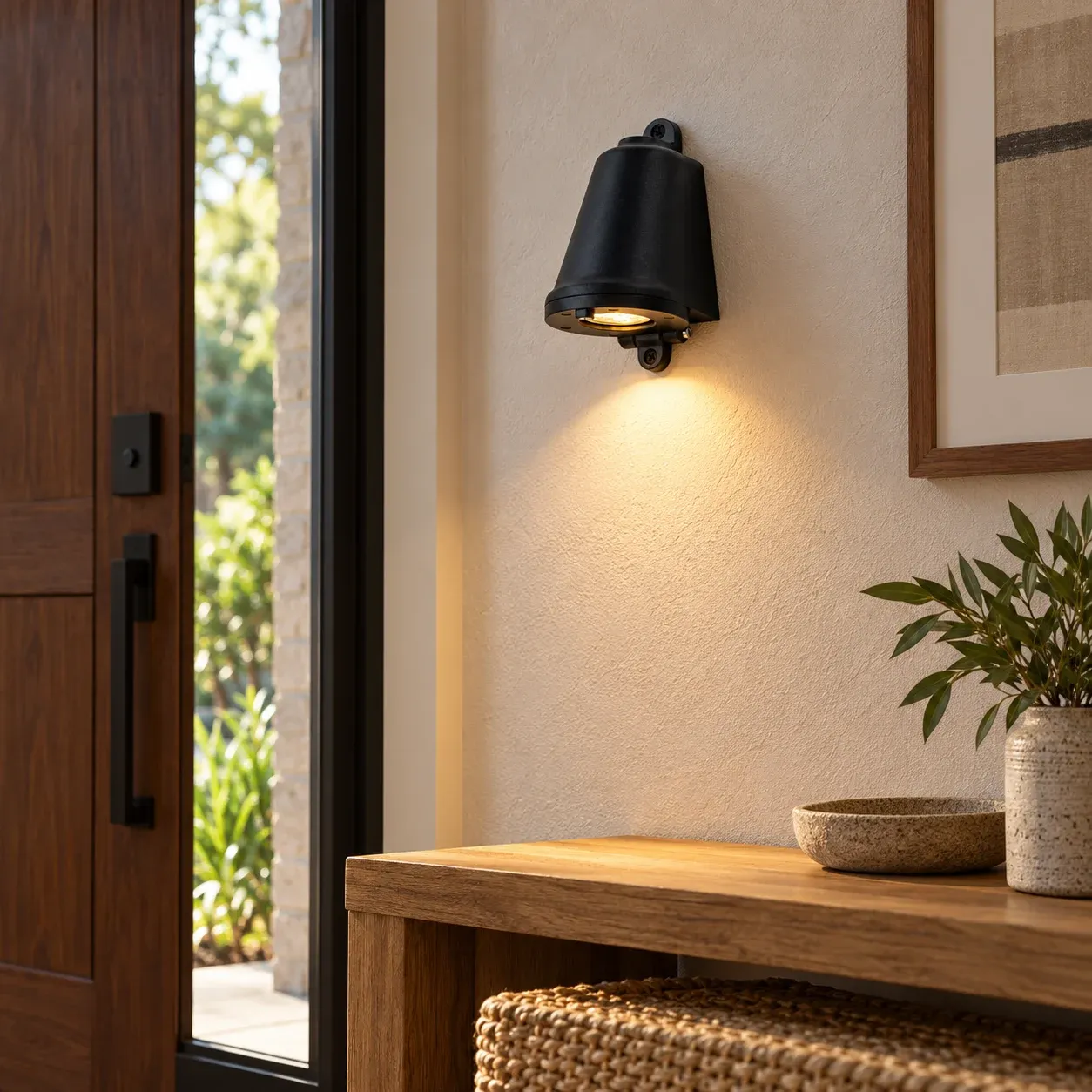 Black Bell Wall Light — photograph 2