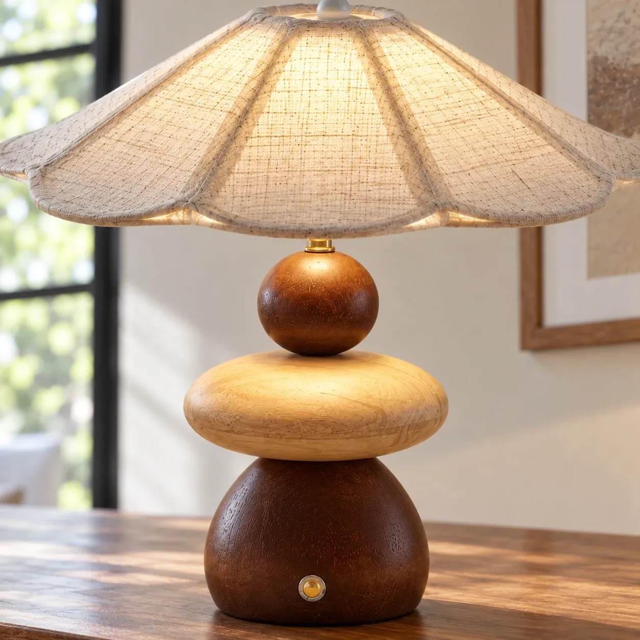 Caius Wood Lamp — photograph 2