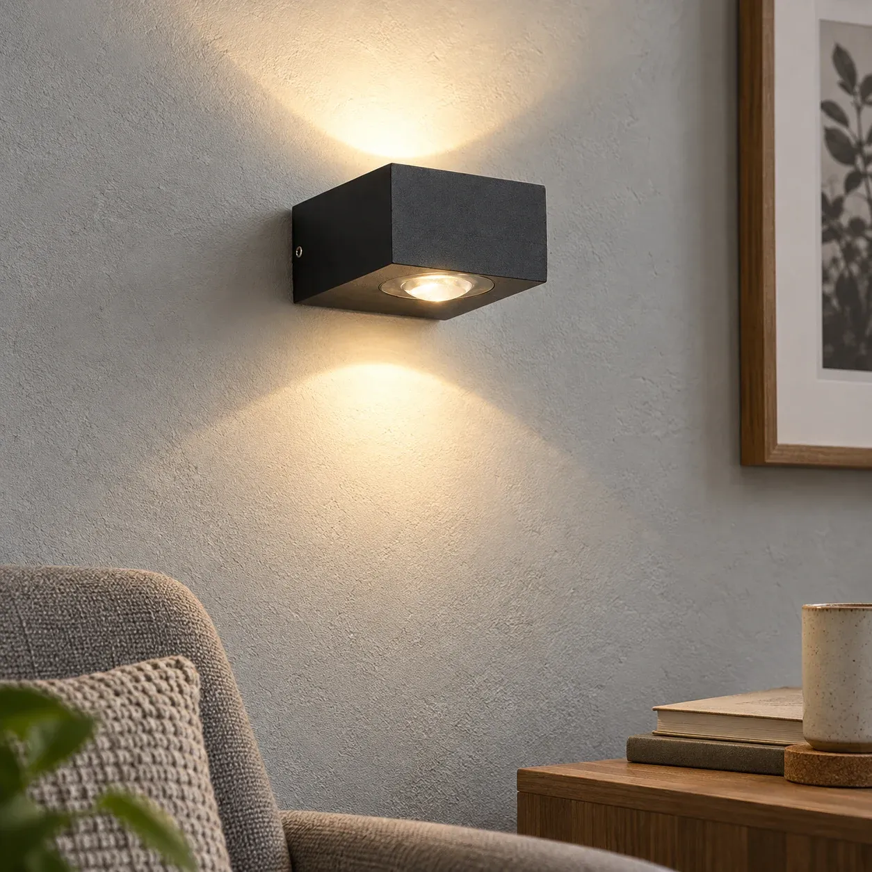 Evermere Box Wall Light — photograph 1