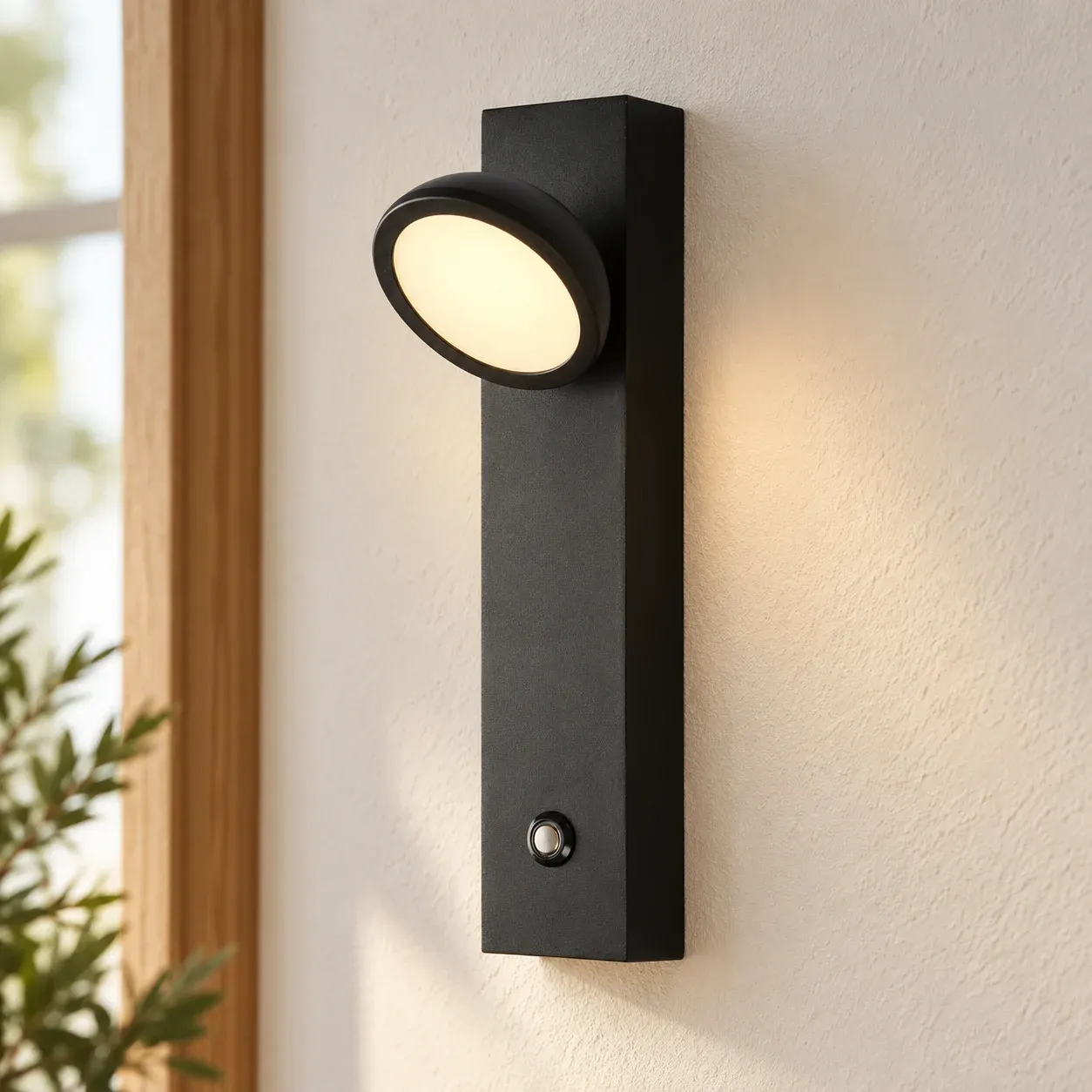 Black Spotlight Wall Light — photograph 2