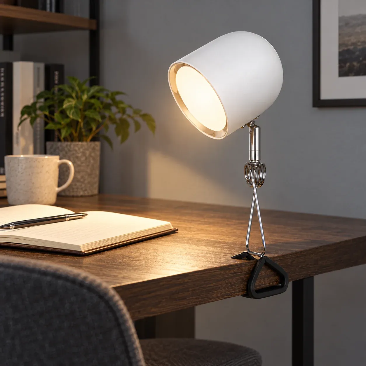 Woodhaven Clip Lamp — photograph 1