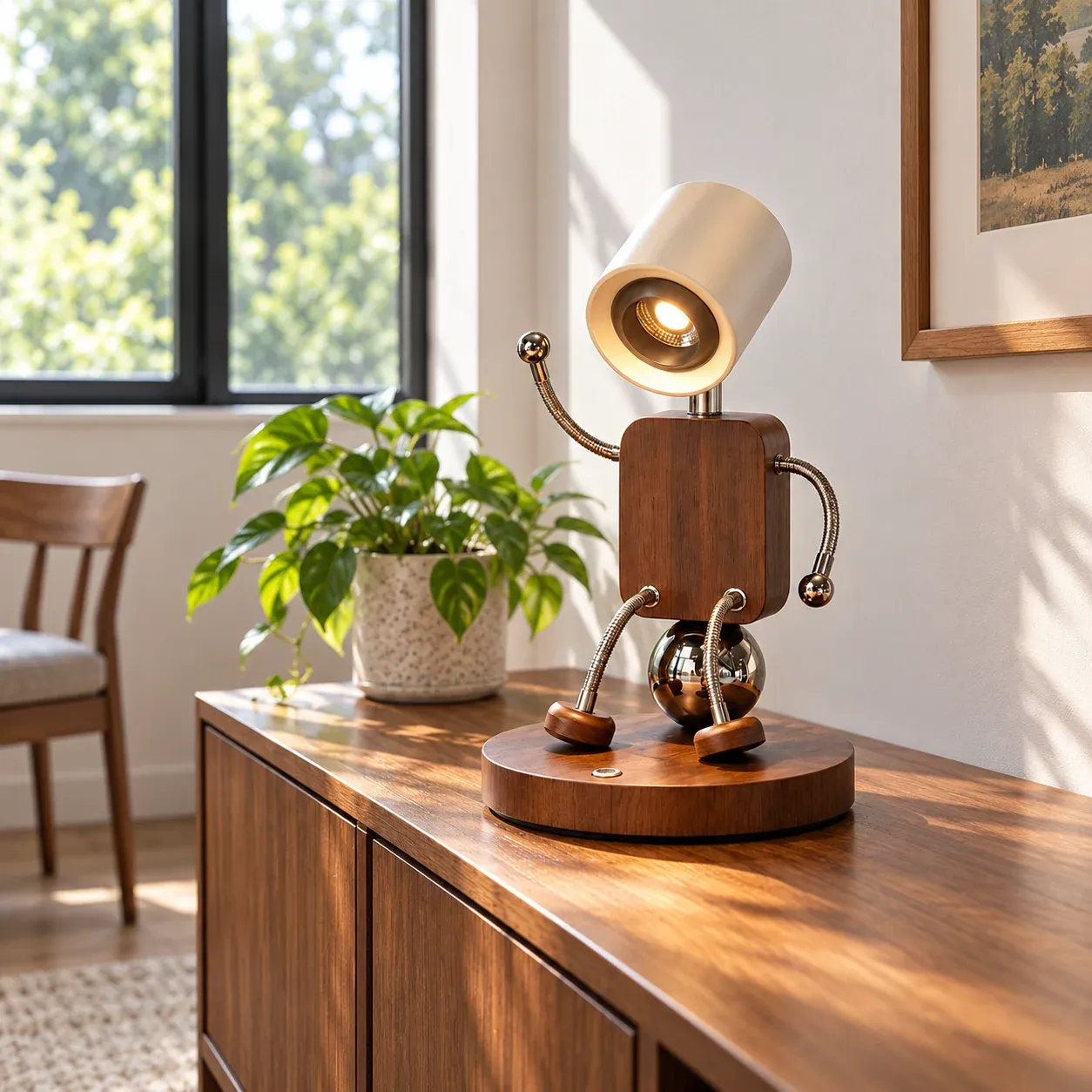 Milo Robot Lamp — photograph 3