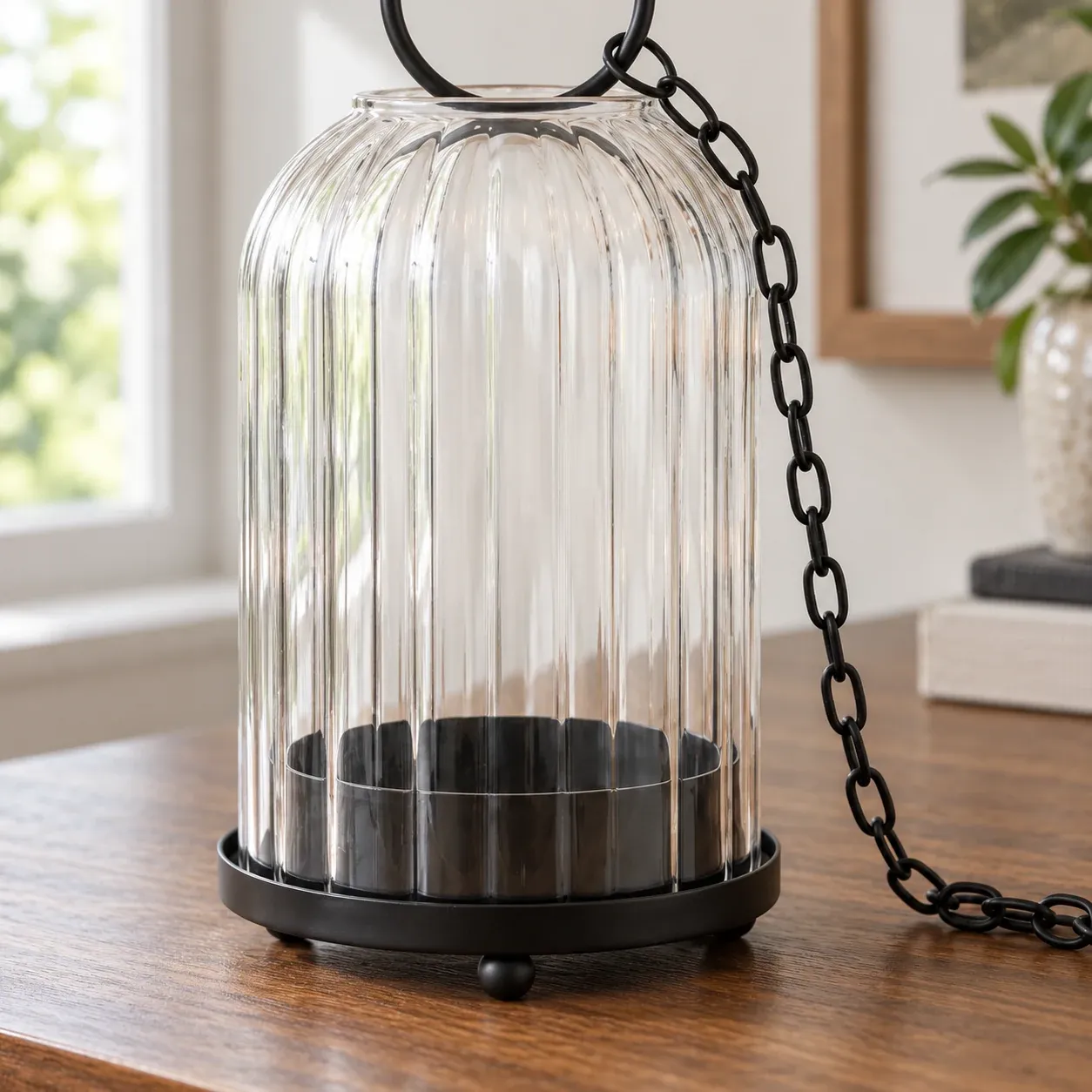 Byron Ribbed Lantern — photograph 2