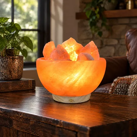 Amber Salt Bowl