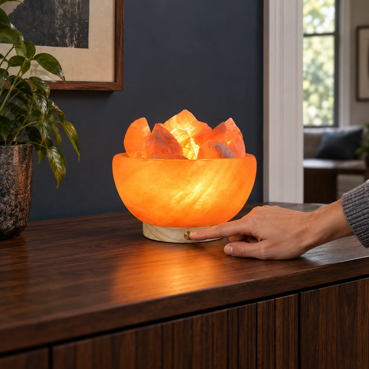 Amber Salt Bowl — photograph 4