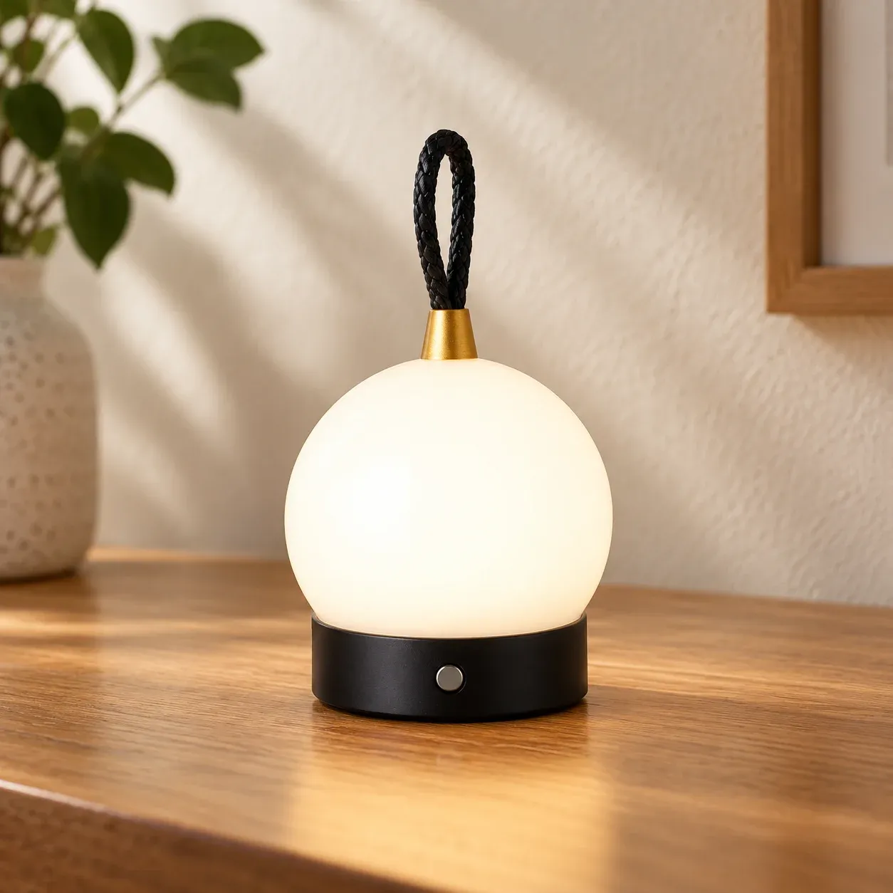Loop Handle Cordless Table Lamp — photograph 2