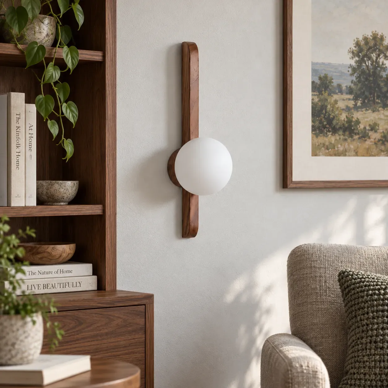 Fallow Globe Sconce — photograph 1