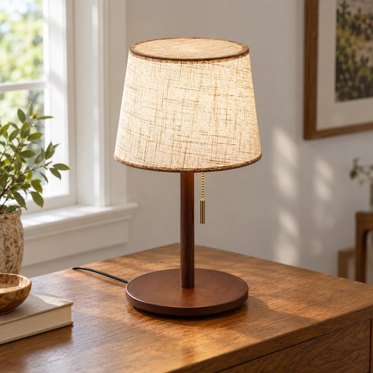 Dorian Linen Lamp — photograph 1