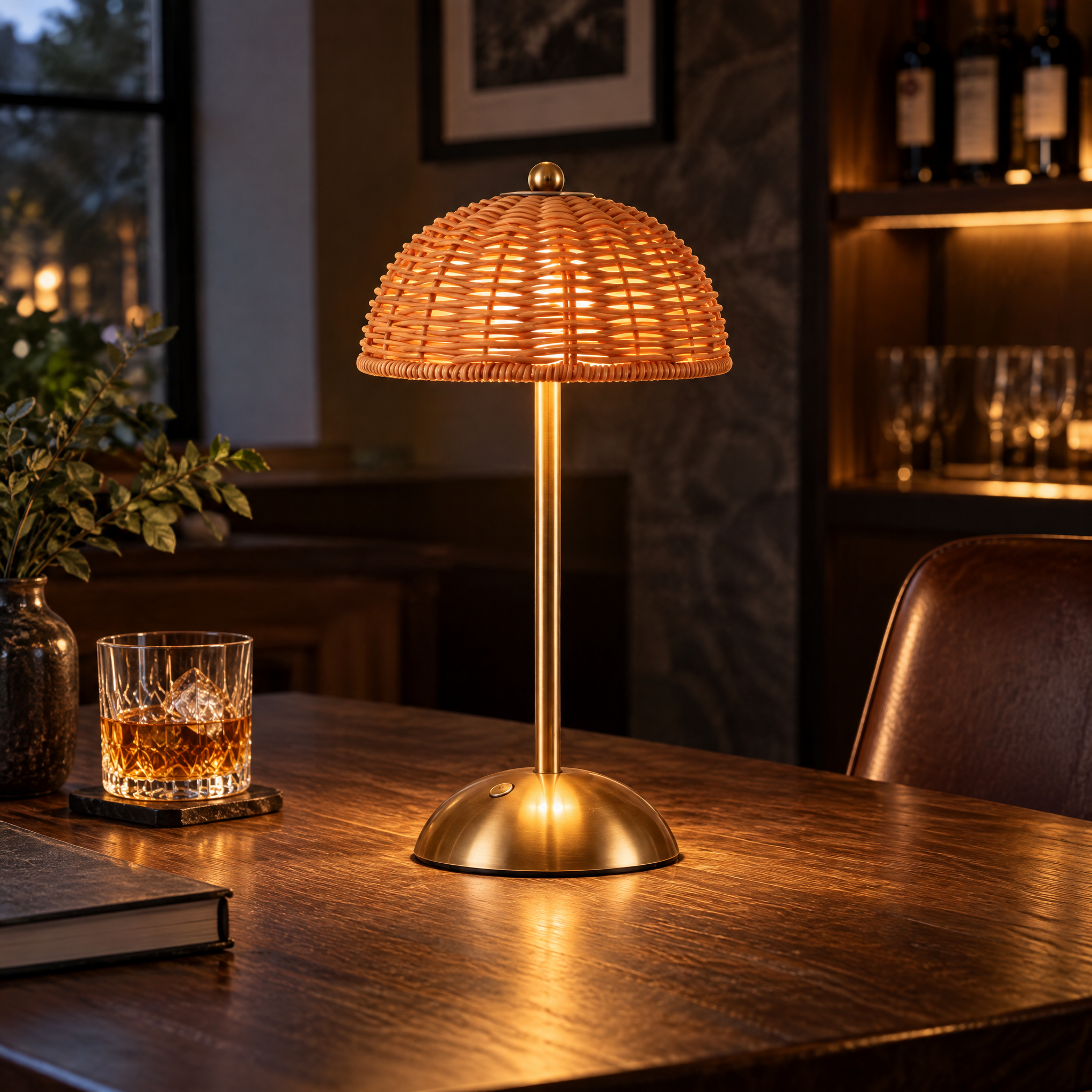 Woven Cordless Lamp — photograph 1