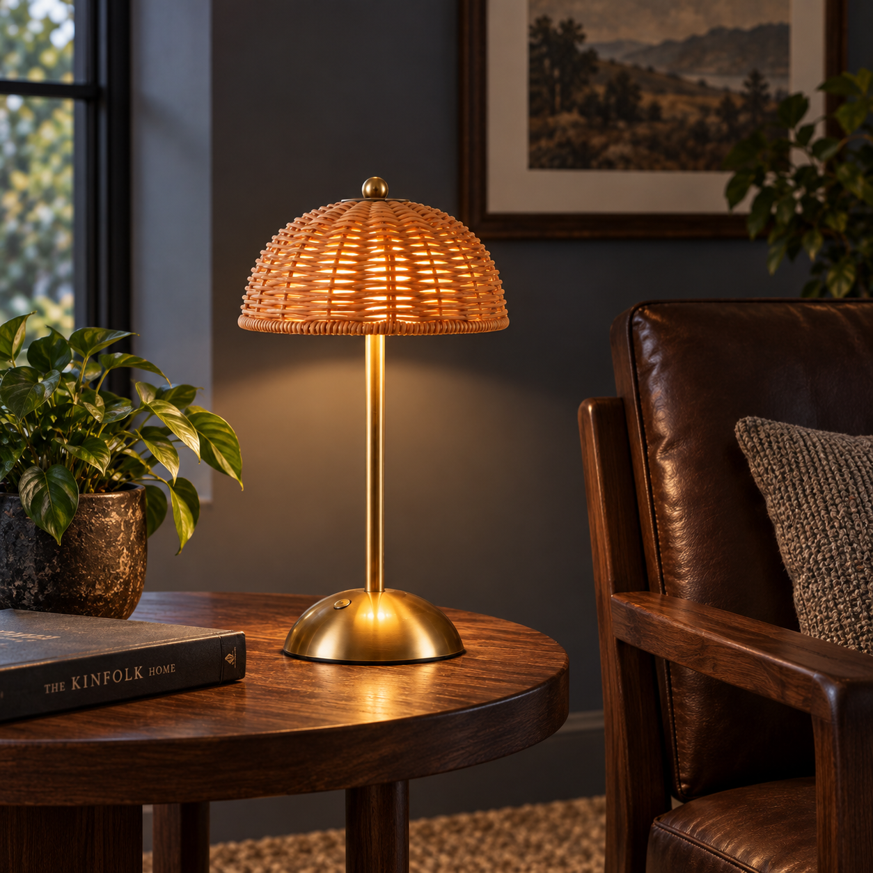 Woven Cordless Lamp — photograph 4
