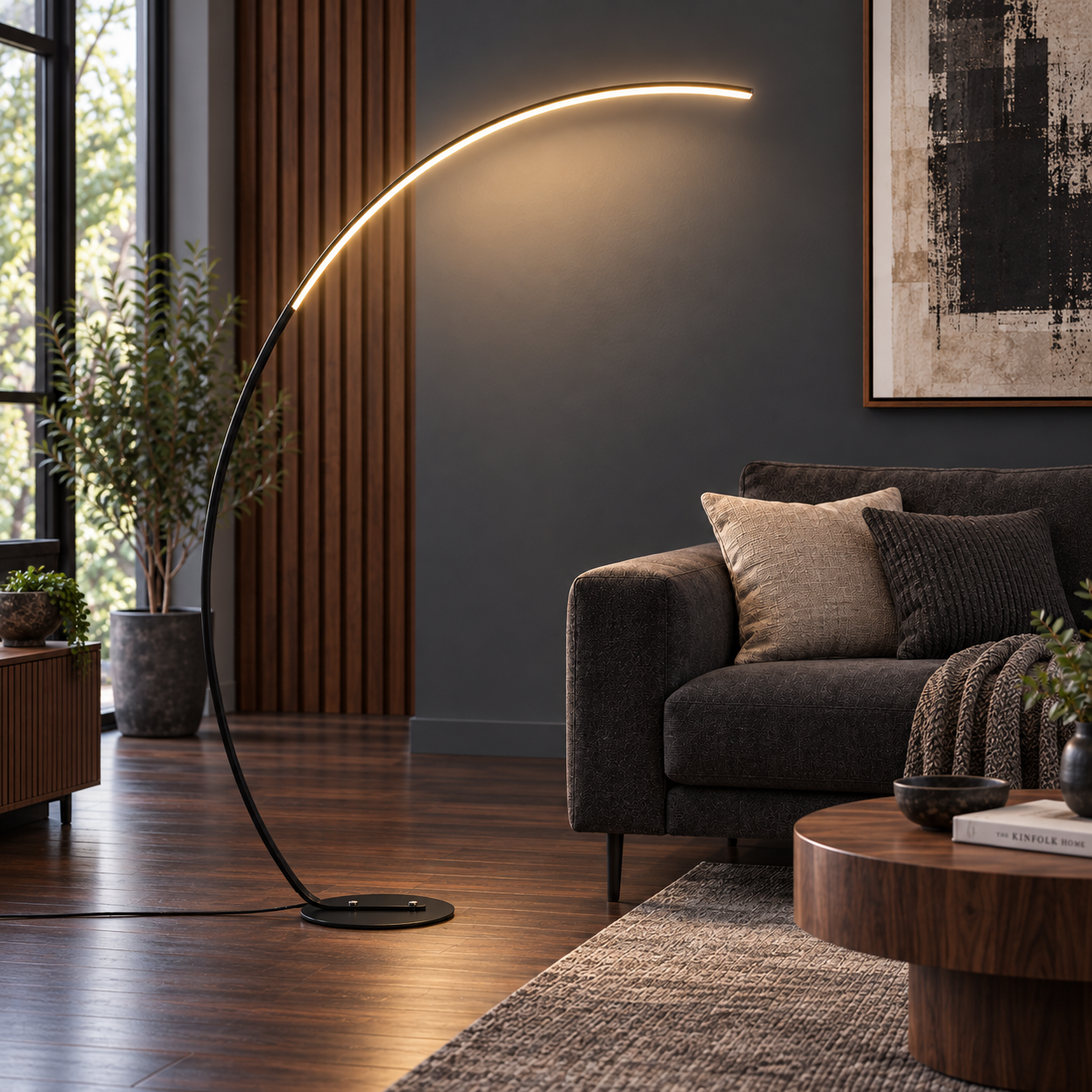 Crescent Floor Lamp — use view